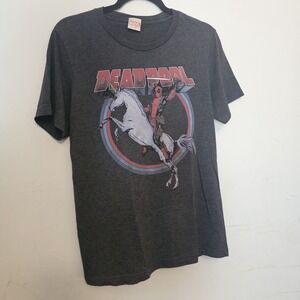 Marvel Deadpool‎ Graphic T-Shirt Small Gray